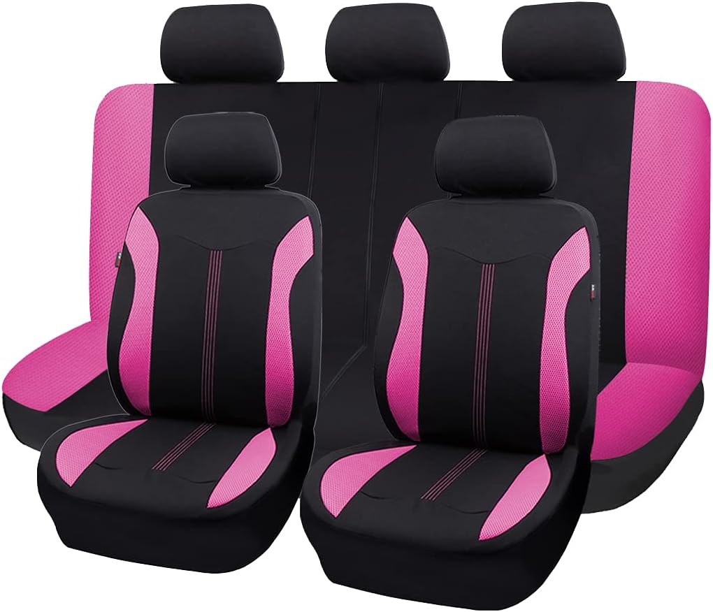 Gray Black Full Set Car Seat Covers T105238