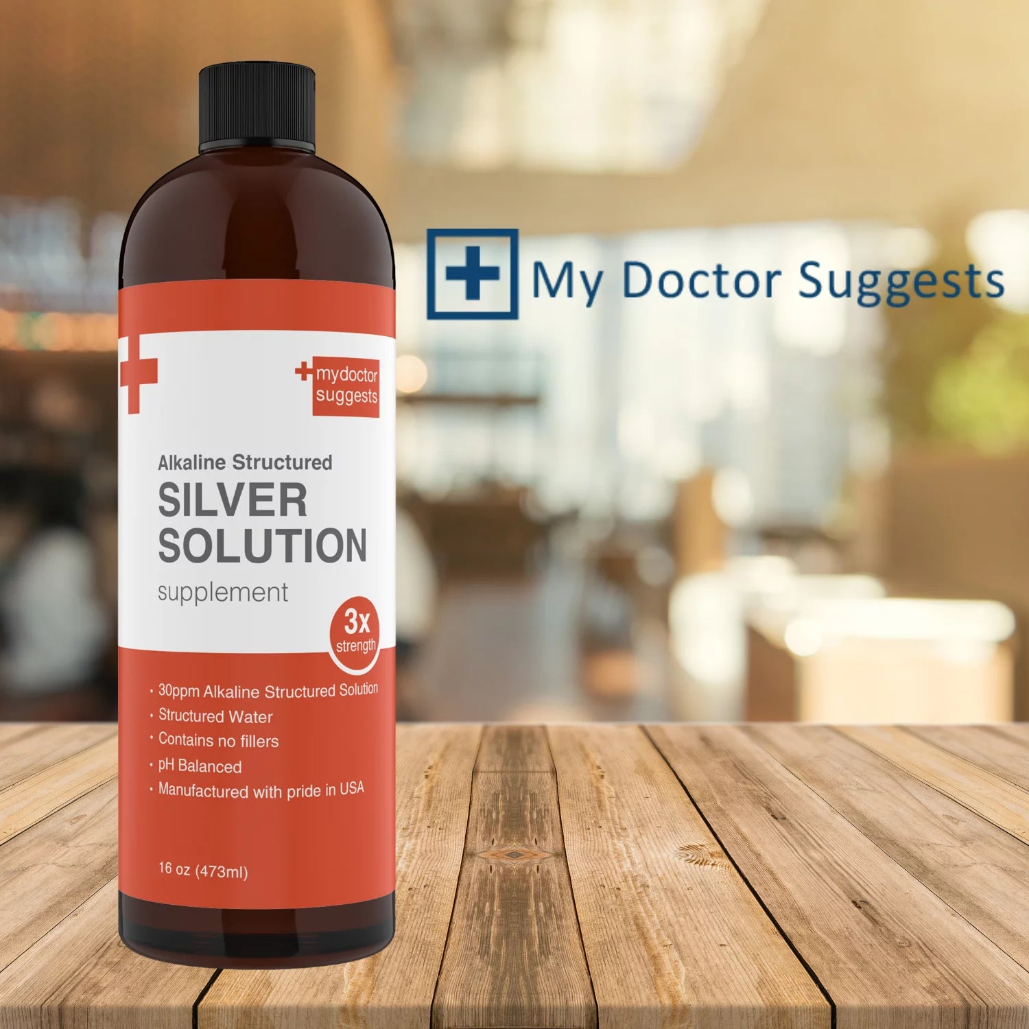 16 oz 30ppm Colloidal Silver Liquid Solution O373315