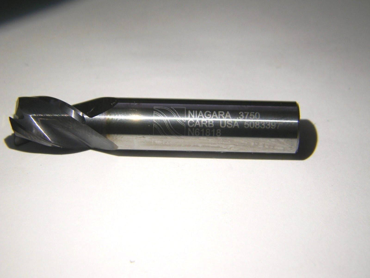 Carbide Corner Radius End Mill, TiAlN Finish, 3 Flutes, 2 inch G860
