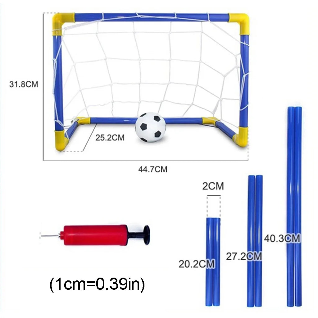 Mini Soccer Goal Set with Inflatable Play Ball X272701