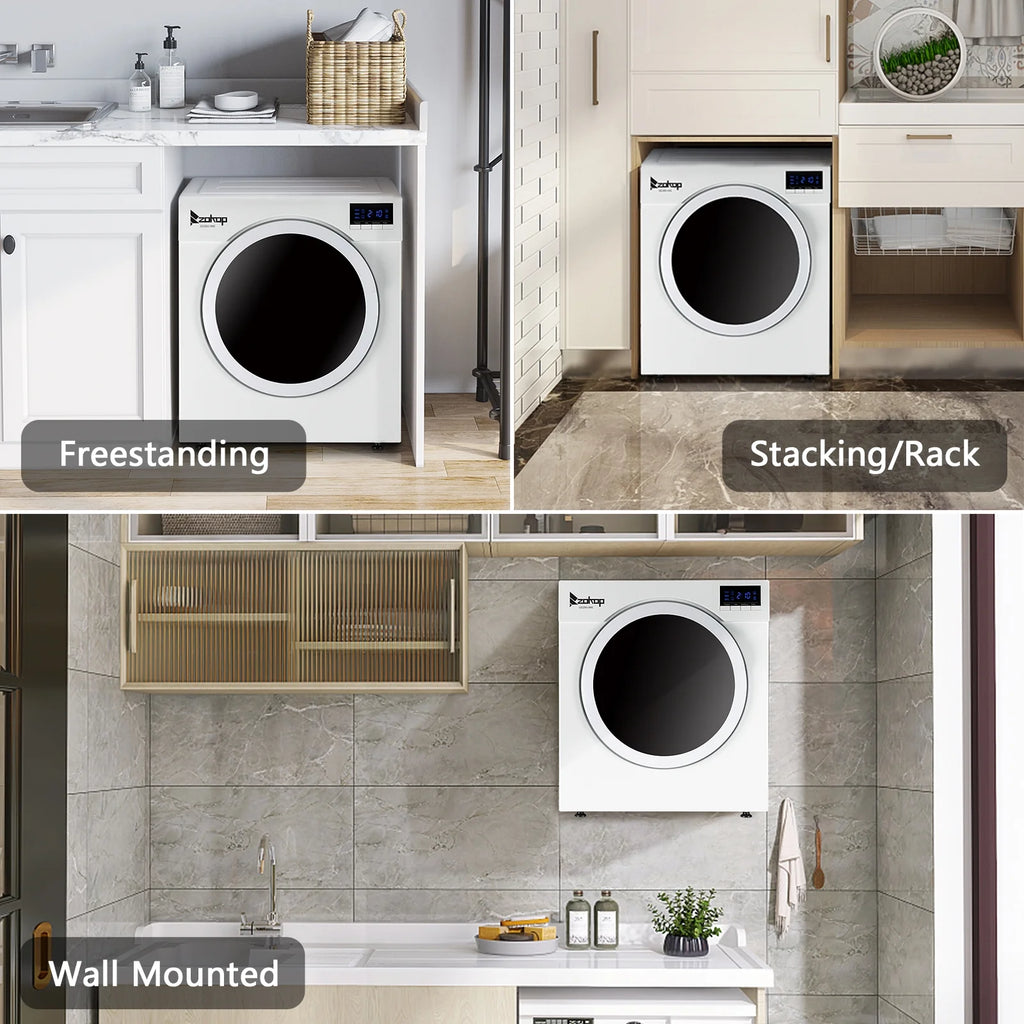 White 3.5 cu ft Portable Laundry Dryer W27812