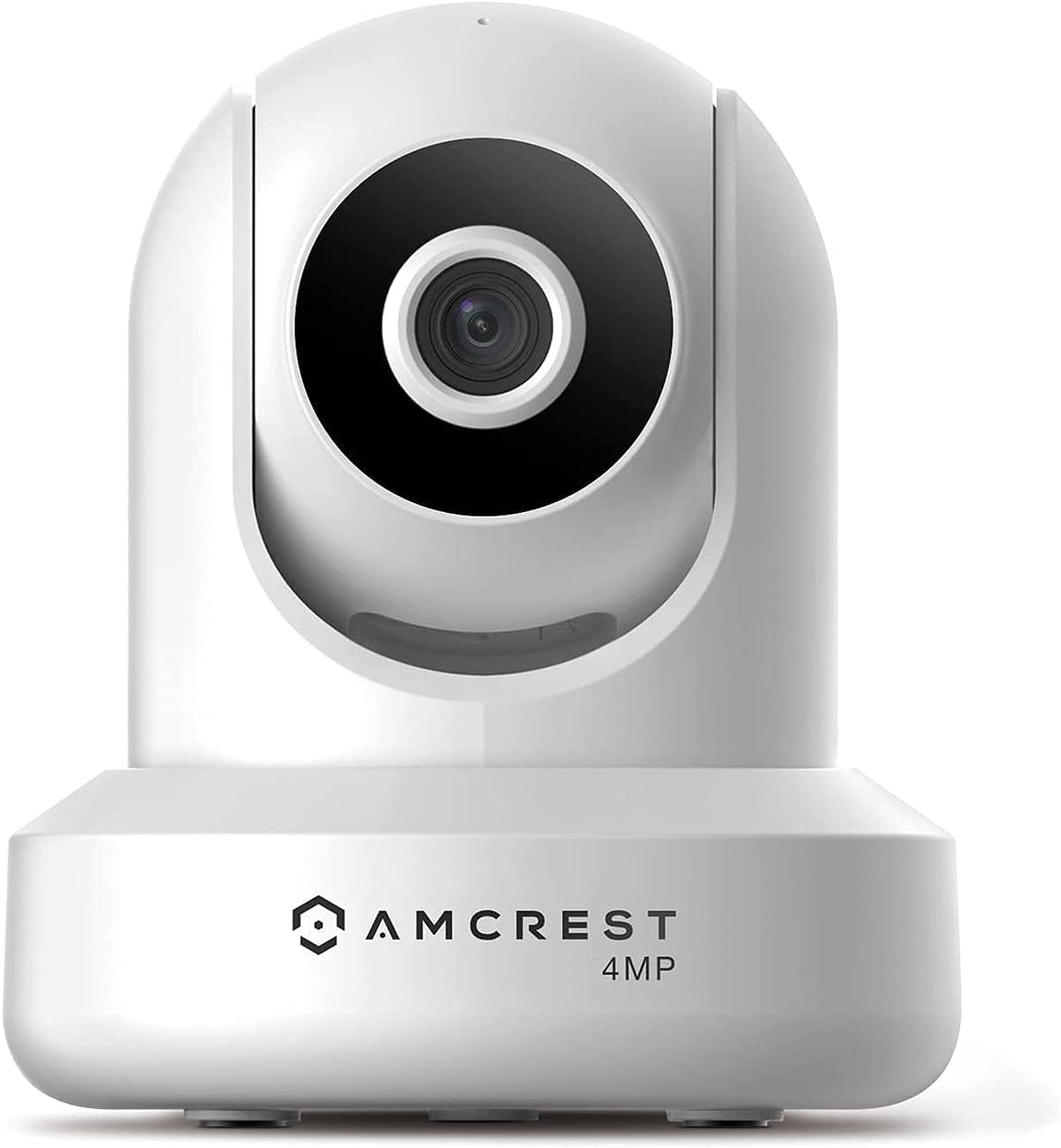 4MP Indoor WiFi Security IP Camera with Pan/Tilt, Two-Way Audio, Night Vision, Black, Pack of 2 U2014