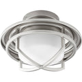 Satin Nickel LED Fan Light Kit V4780