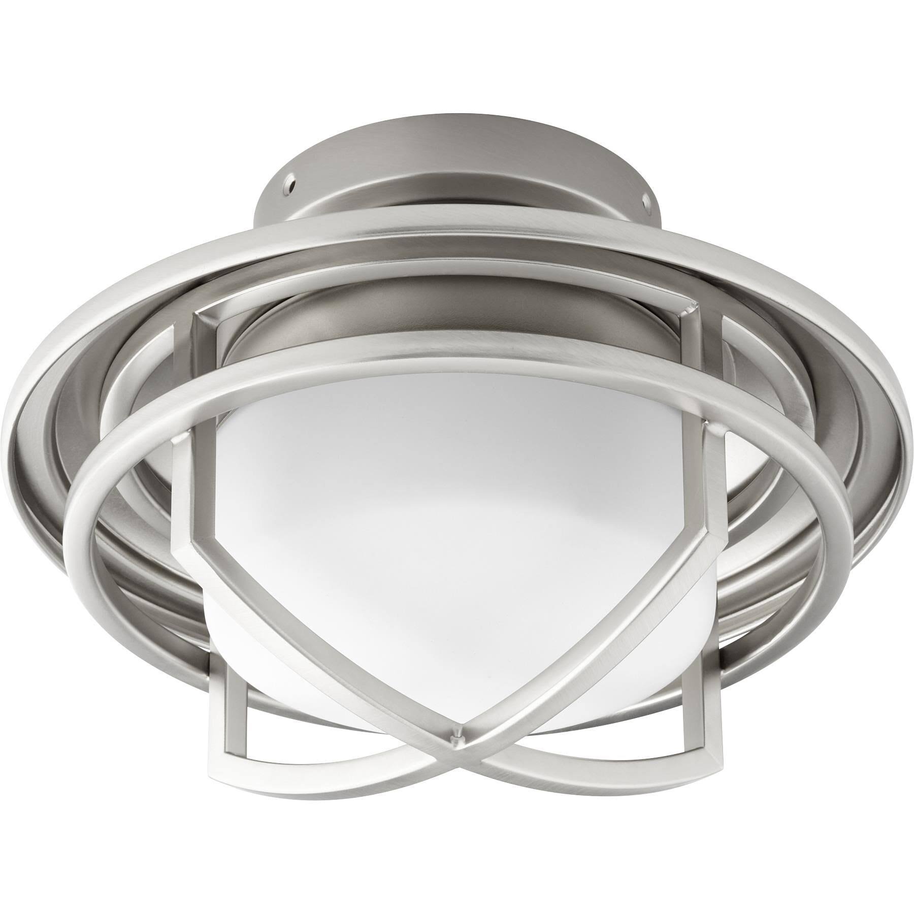 Satin Nickel LED Fan Light Kit V4780