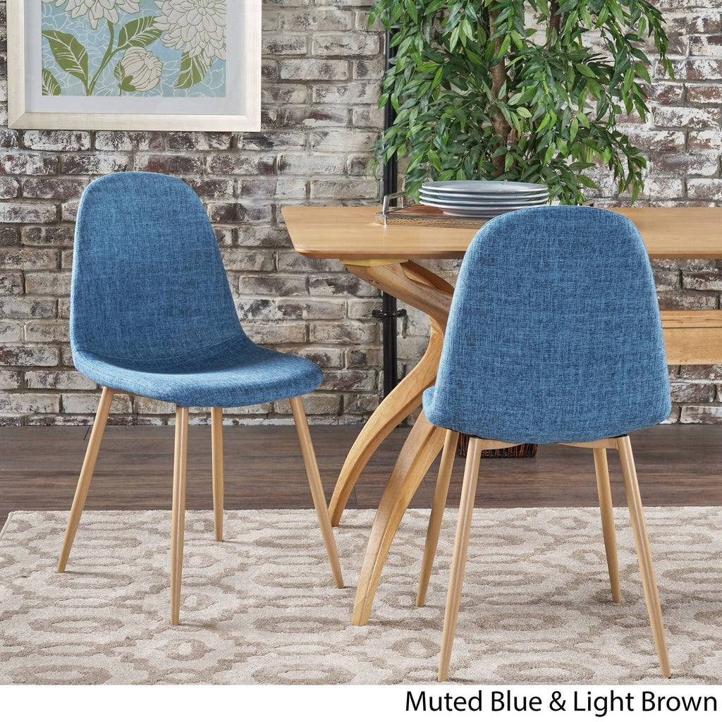 Blue Mid-Century Dining Chair C3883