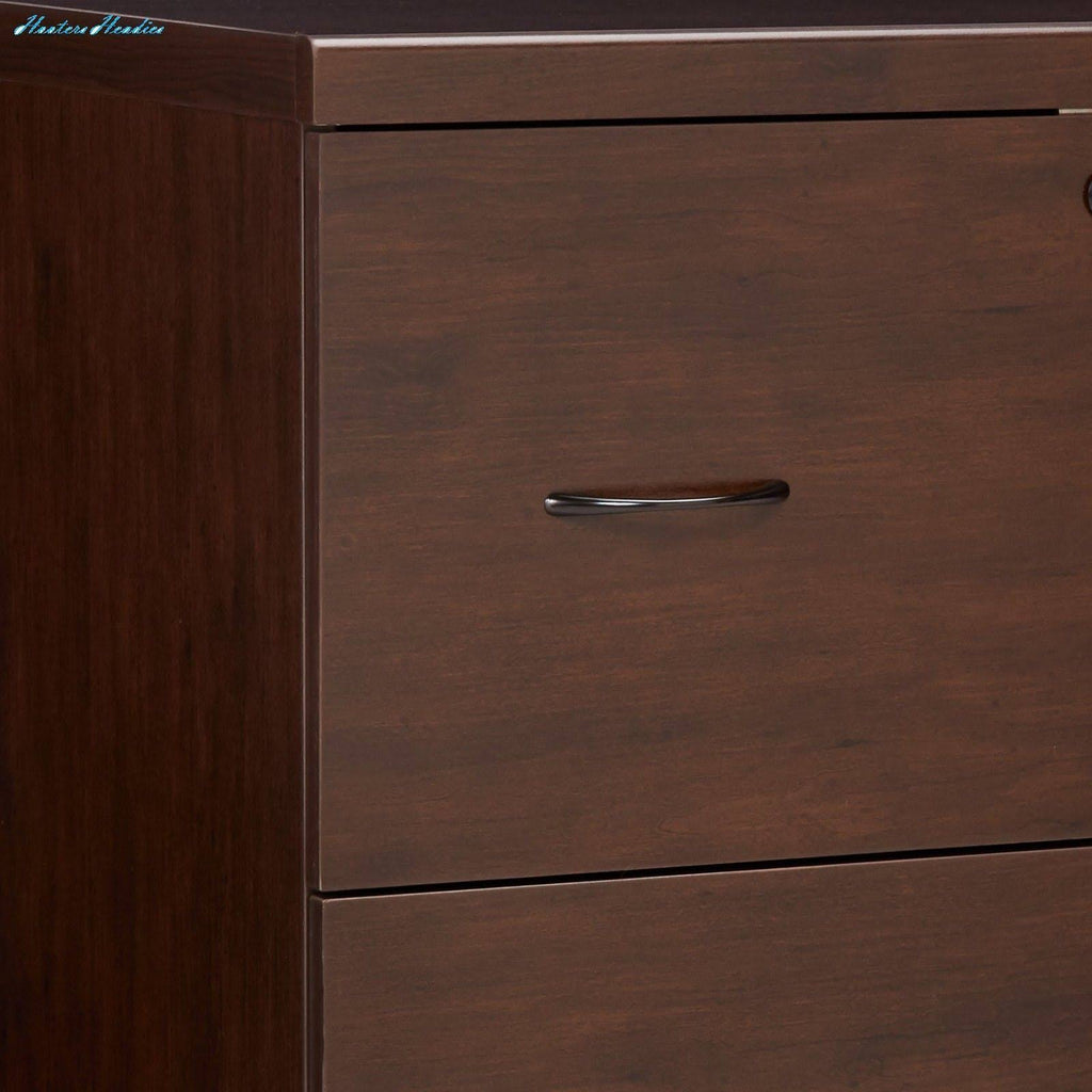 Espresso 2 Drawer Lateral Filing Cabinet D397