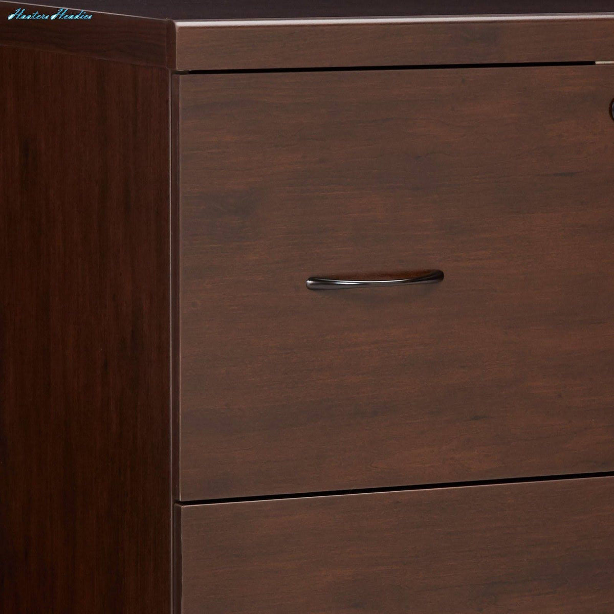 Espresso 2 Drawer Lateral Filing Cabinet D397