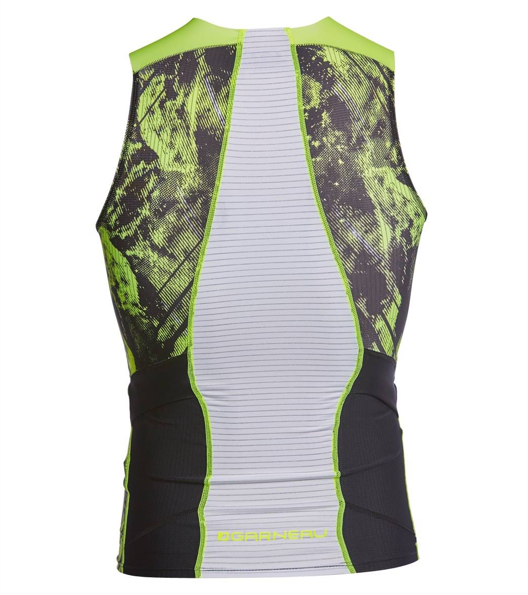 Men's Pro Carbon Tri Top - Black/Yellow D410844