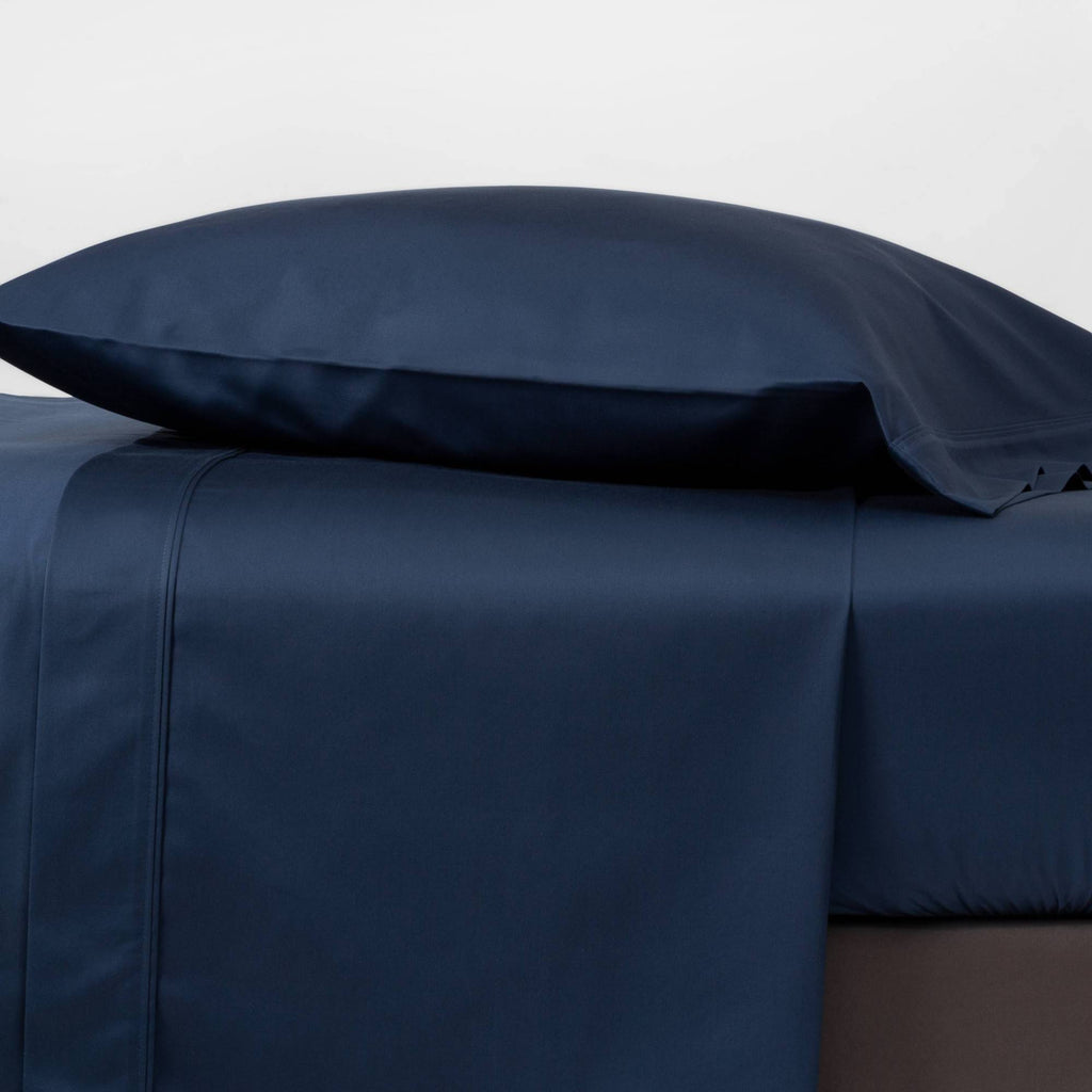 California King Metallic Blue 400 Thread Count Sheet Set M2750
