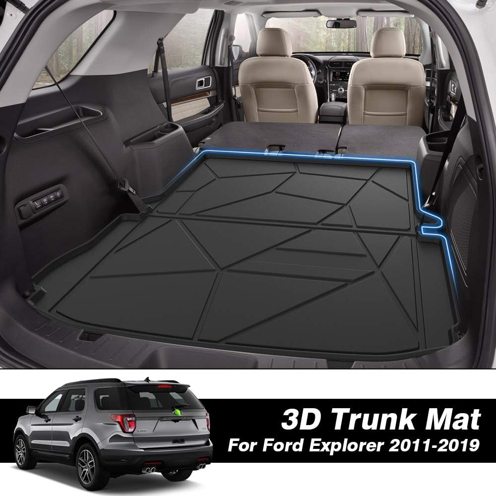 Black TPO Non-Slip Cargo Mat Pack of 2 Q1714