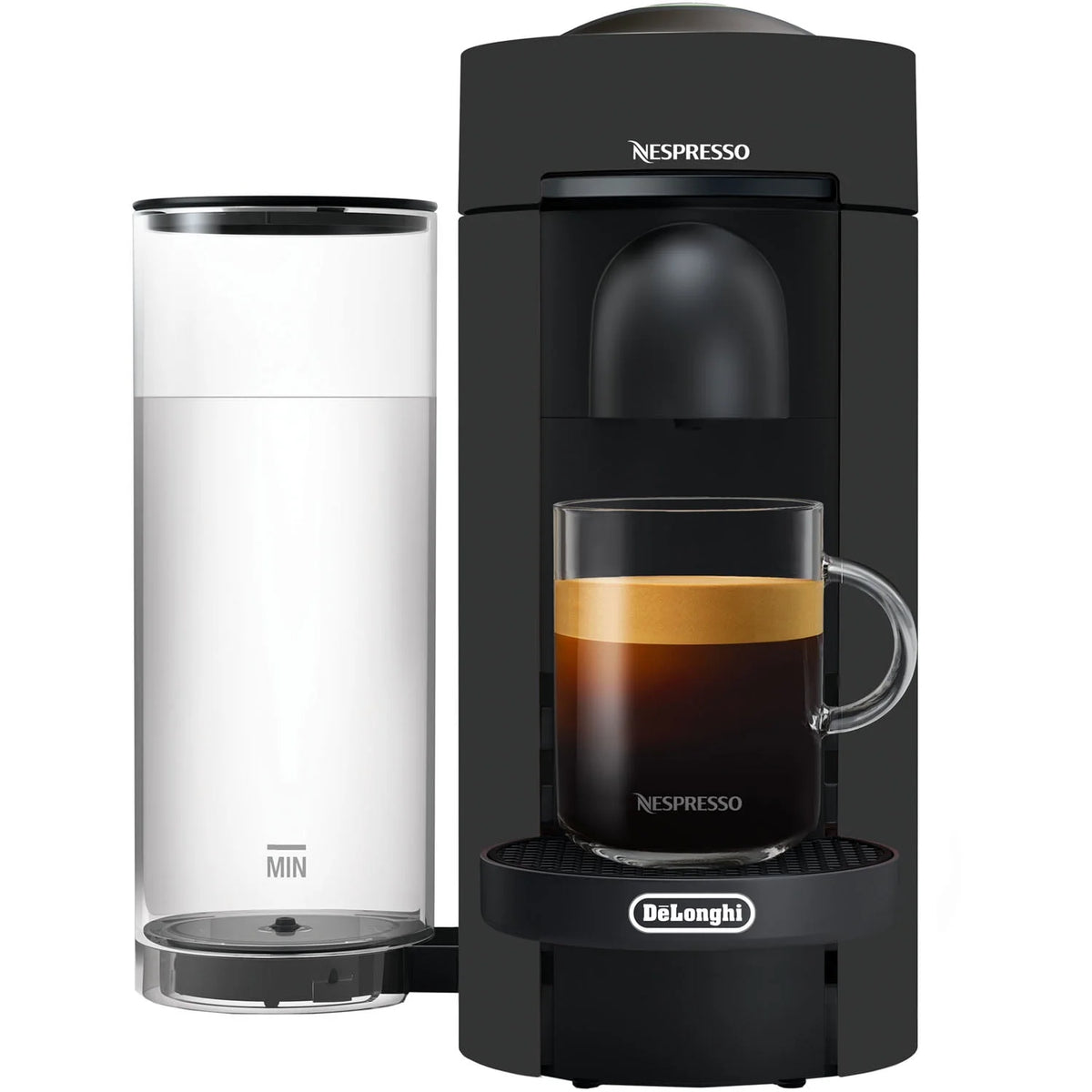 Black Matte Coffee and Espresso Machine J626