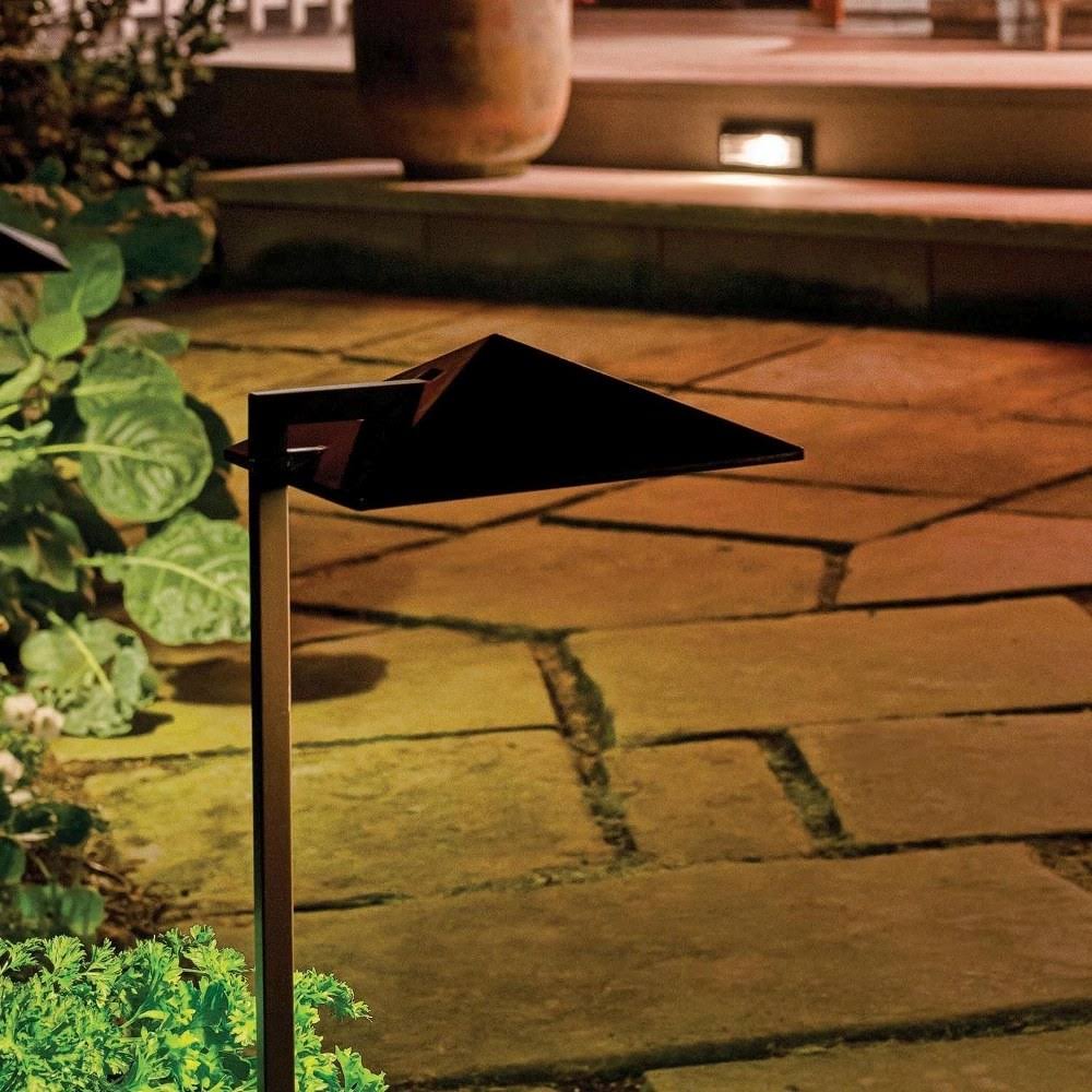 Satin Black LED Path Light D93416