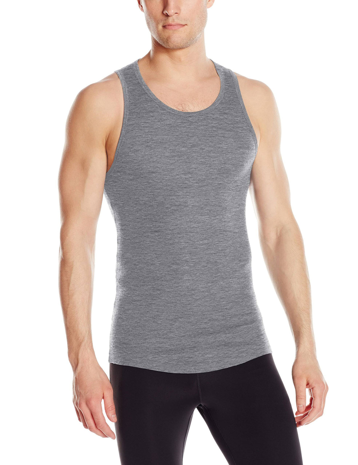 Men's Anatomica Rib Tank Gritstone Heather Z150