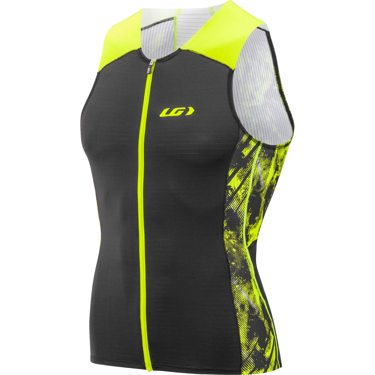 Men's Pro Carbon Tri Top - Black/Yellow D410844