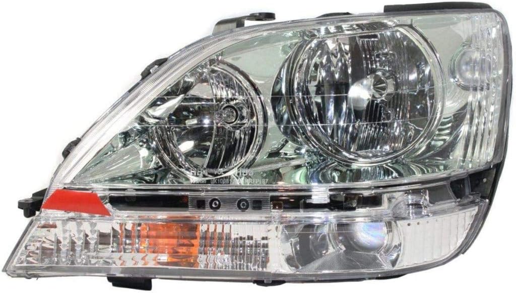 Chrome Head Light Pair for 2001 2002 2003 Lexus RX300 D6988
