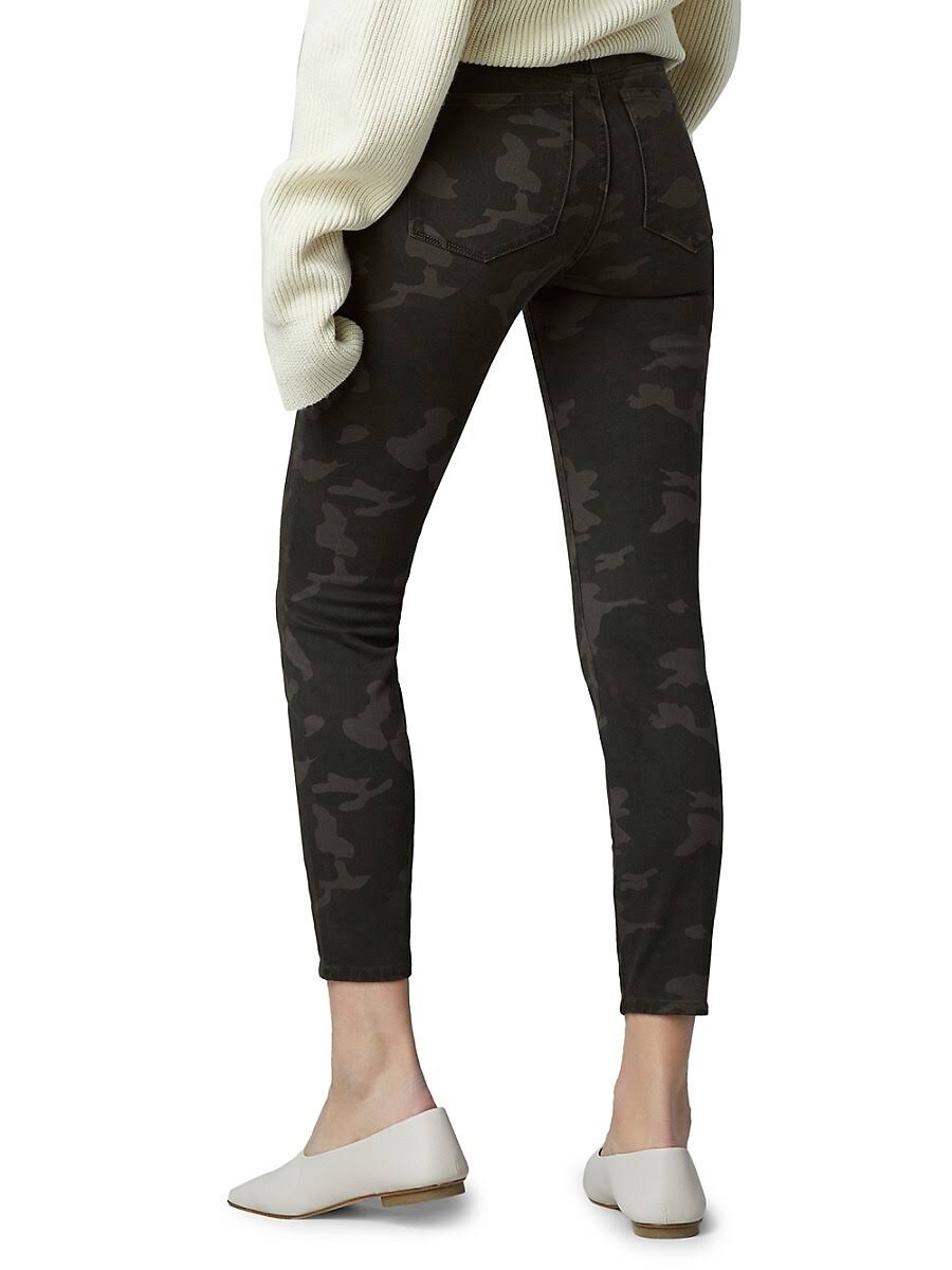 Dark Camo Skinny Crop Jeans B308172
