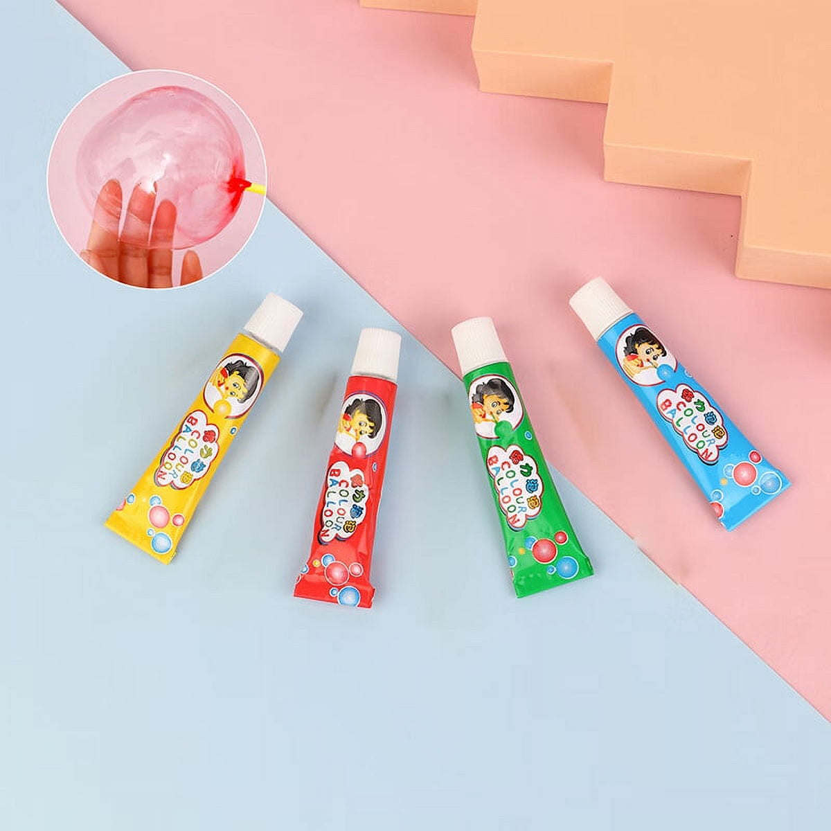 Magic Bubble Glue Toy Blowing Colorful Bubble Ball T8253