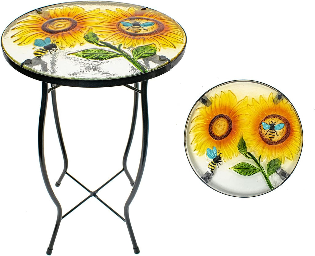 12'' Small Round Outdoor Side Table X2778