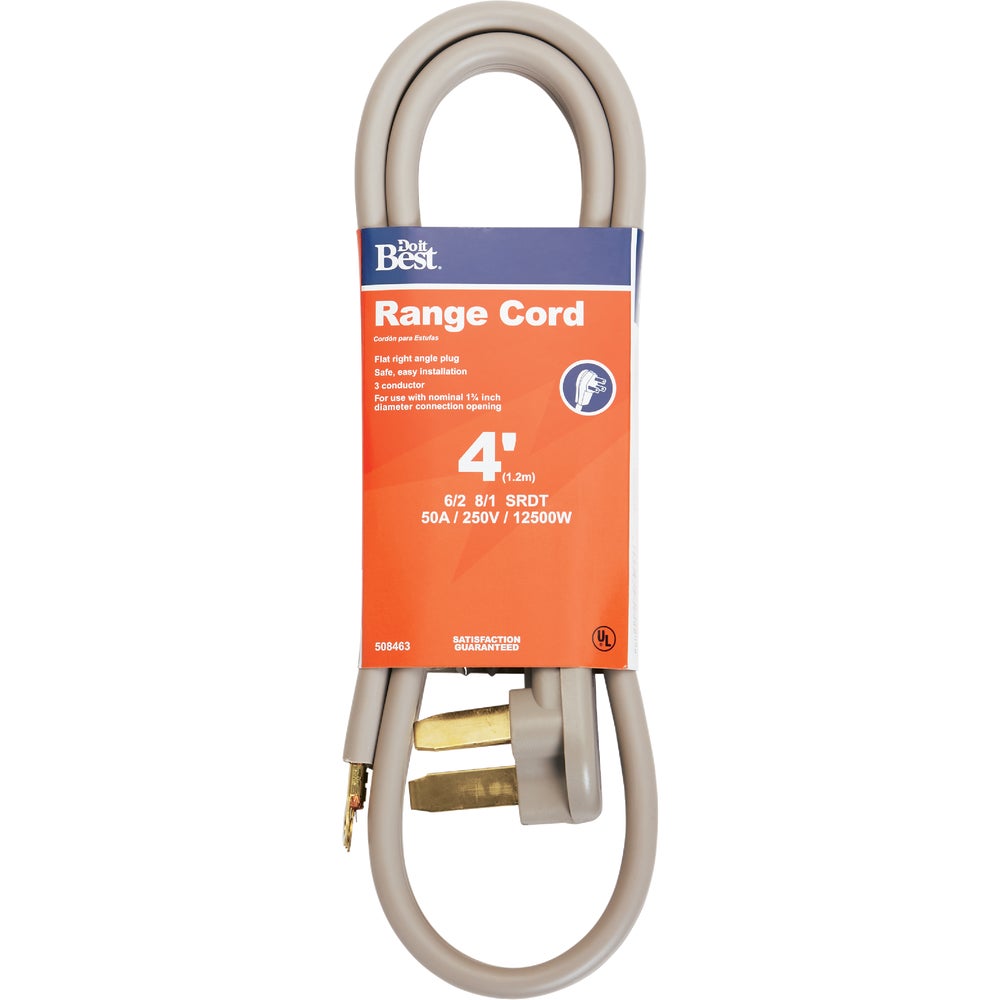 4 Ft. 3-Conductor Range Cord B9842