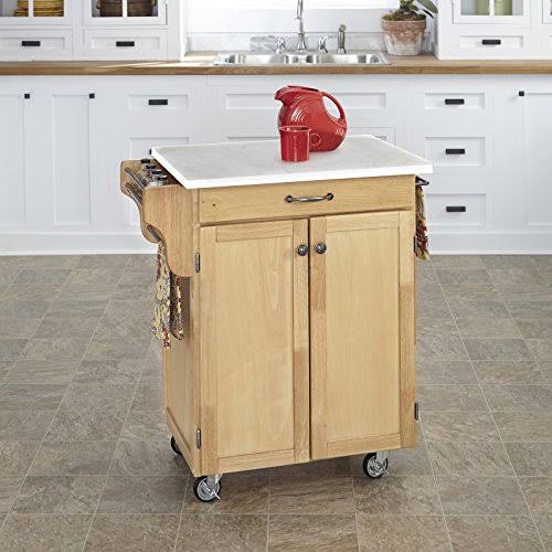 Rustic Cherry Finish Cuisine Cart F474