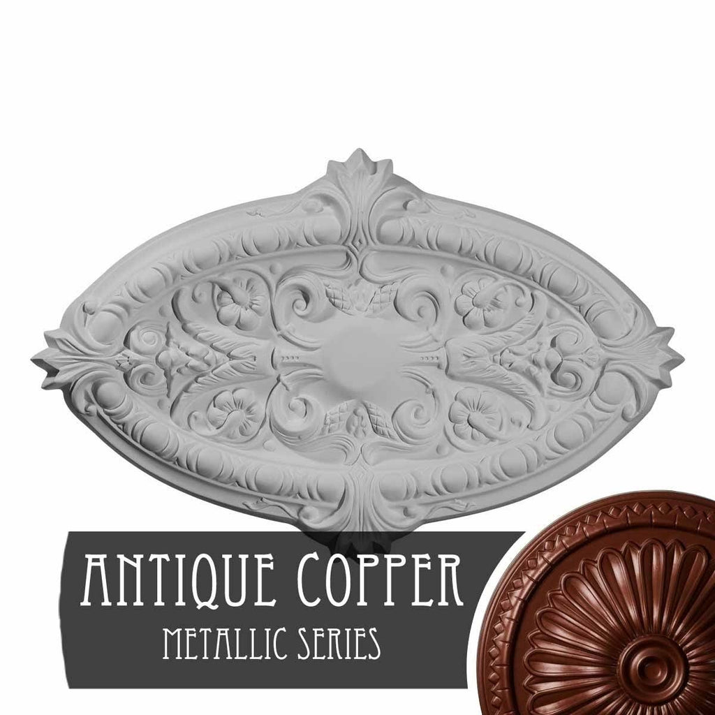 Platinum Finished Ceiling Medallion O636