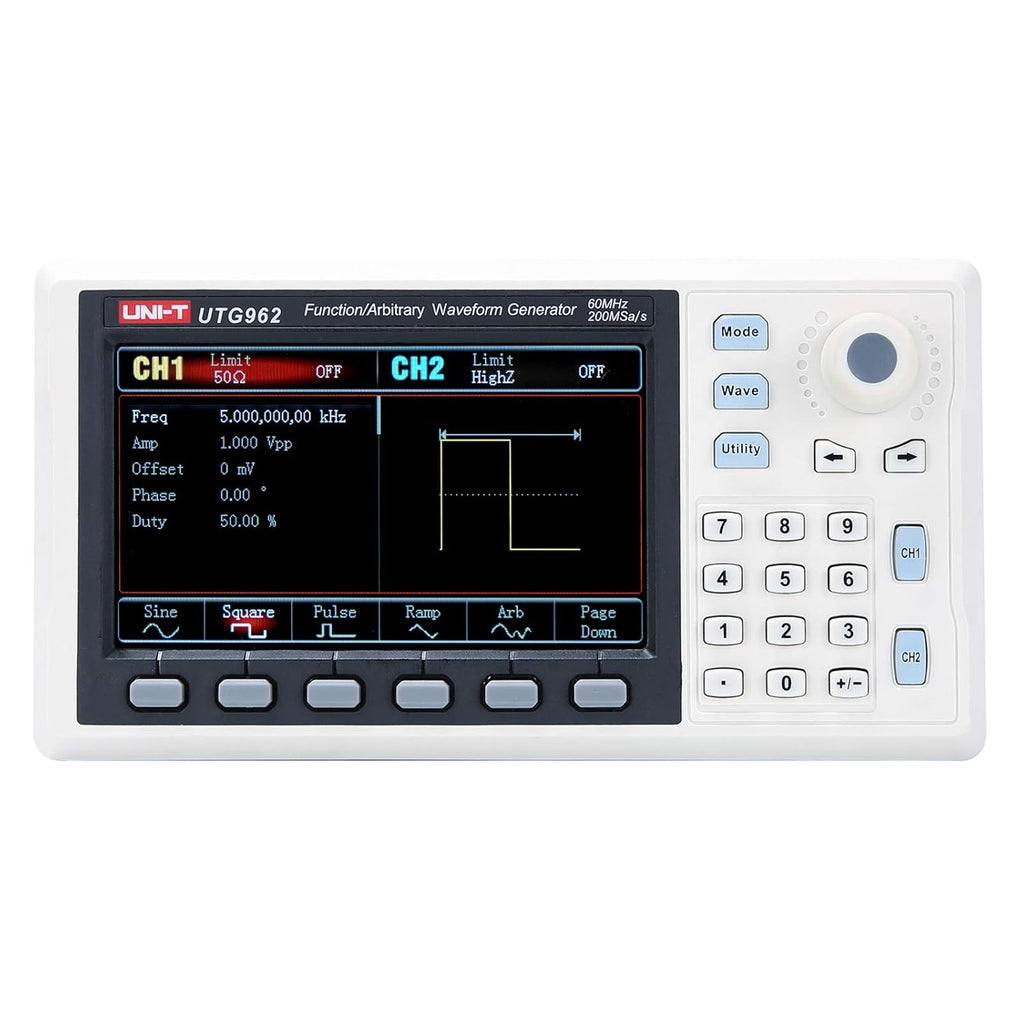 Function Generator Arbitrary Waveform 60 MHz Dual-Channel 200MSa/s 14 Bits Frequency Meter U96082