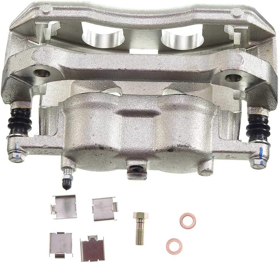 Disc Brake Caliper Assembly with Bracket Front Right Pack of 2 O697