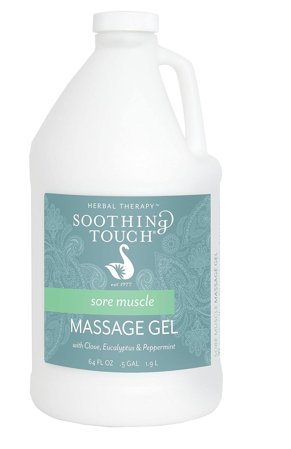 Sore Muscle Massage Gel, Clove/Eucalyptus/Peppermint, 640 Ounce F9710