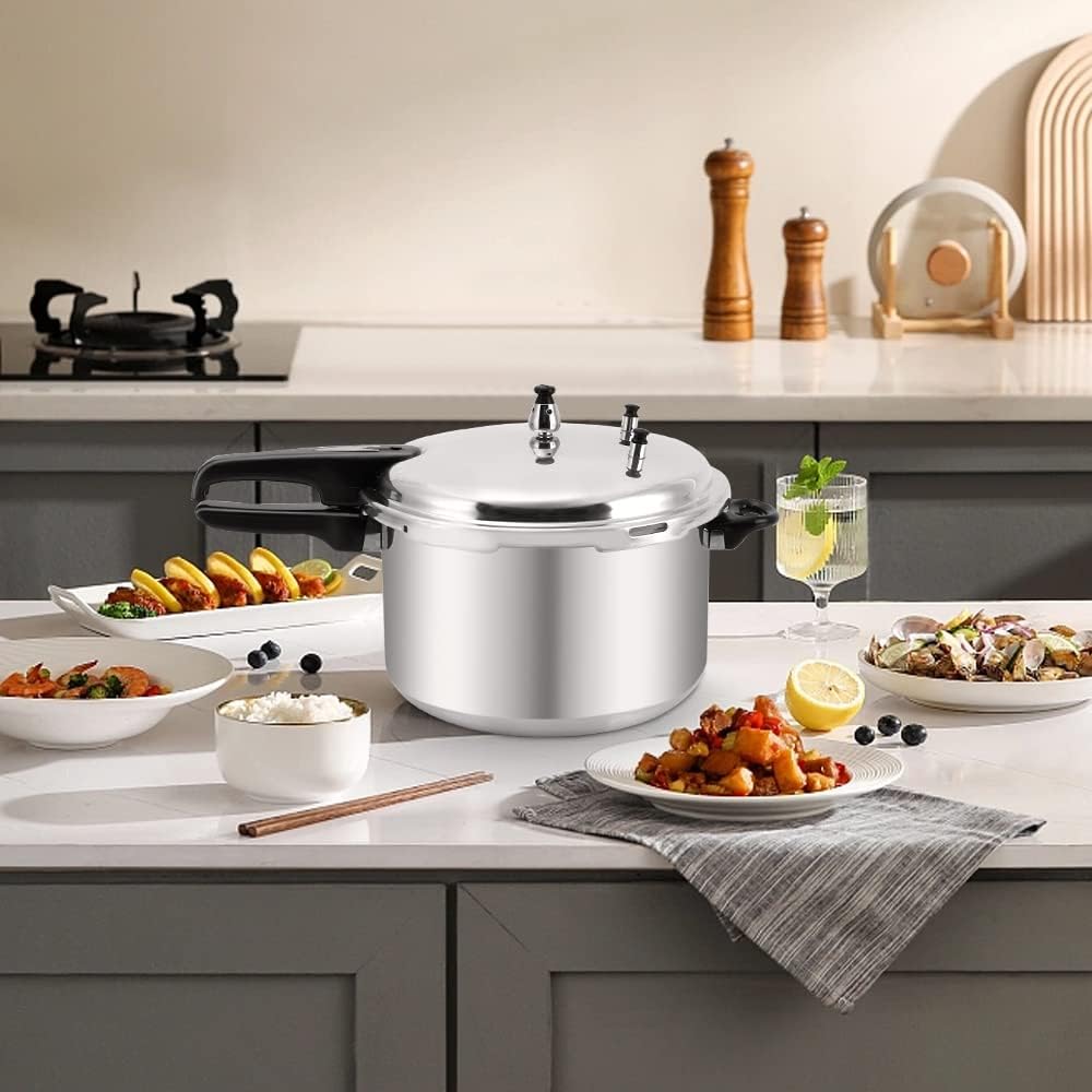 12 Quart Aluminum Pressure Cooker with Canning Rack O25512