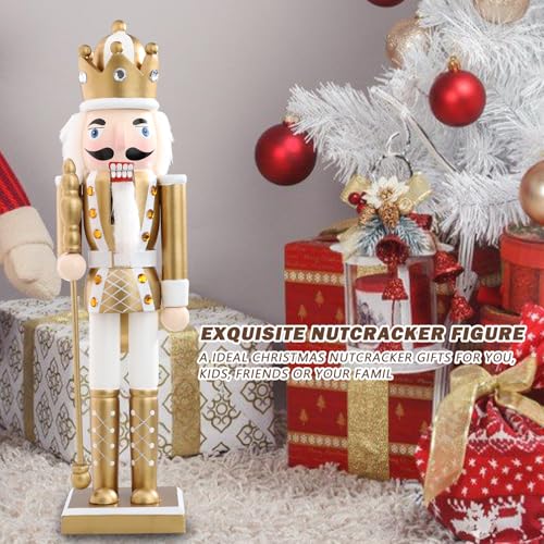 16 Inch Wooden Christmas Nutcracker Figures Ornament Green A327