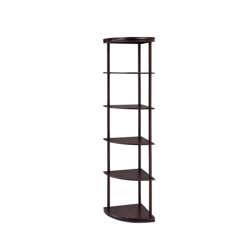 Cappuccino Corner Bookcase L675900