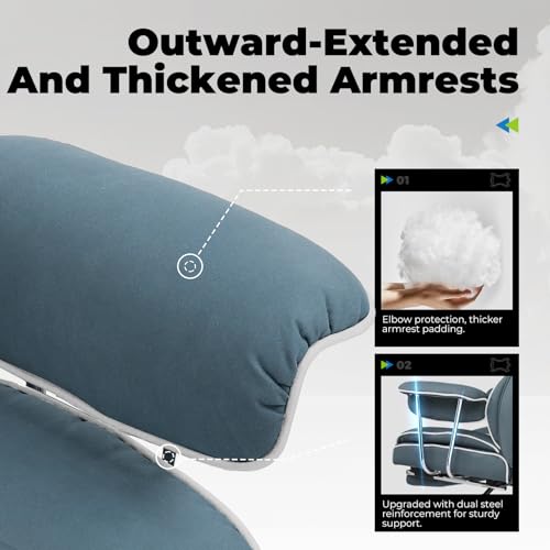 Big and Tall Office Chair with Footrest T299066