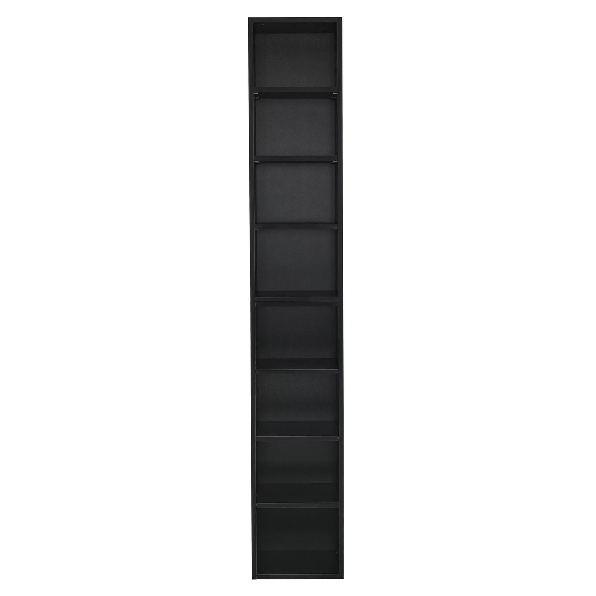 8-Tier Media Tower Rack with Adjustable Shelves R432435