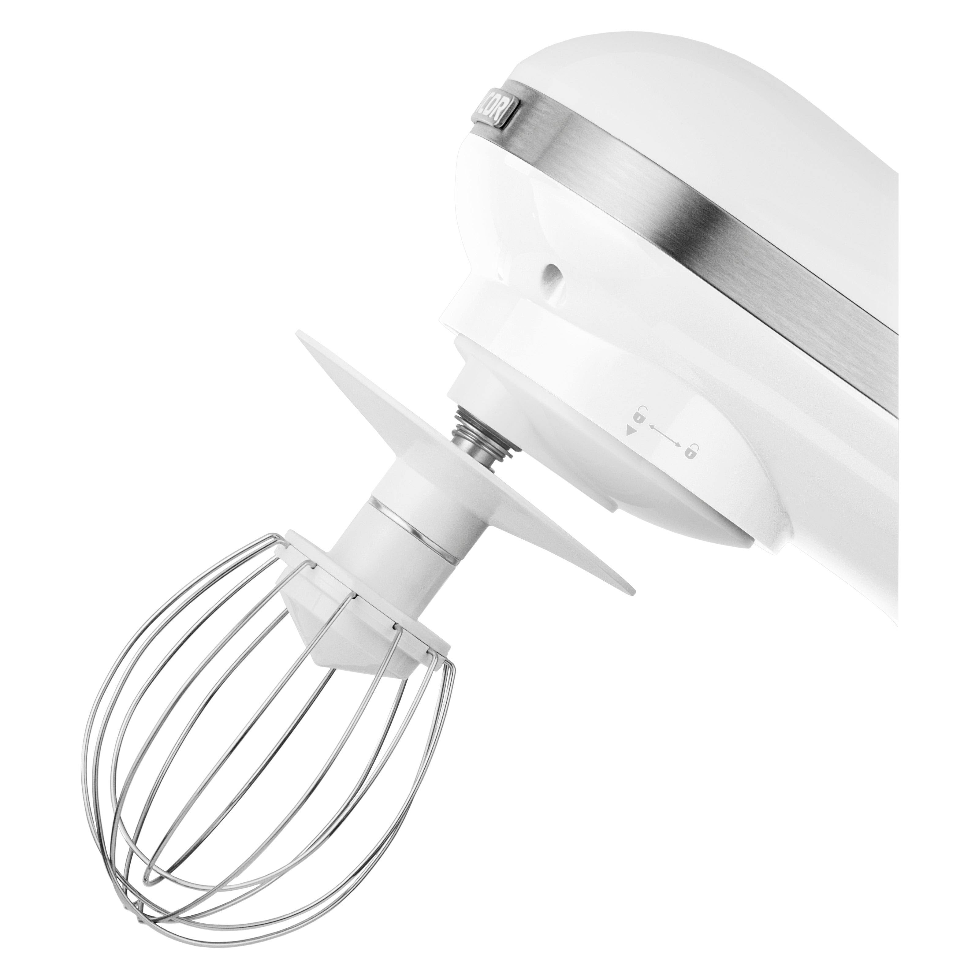 Red Stand Mixer with Pouring Shield F782