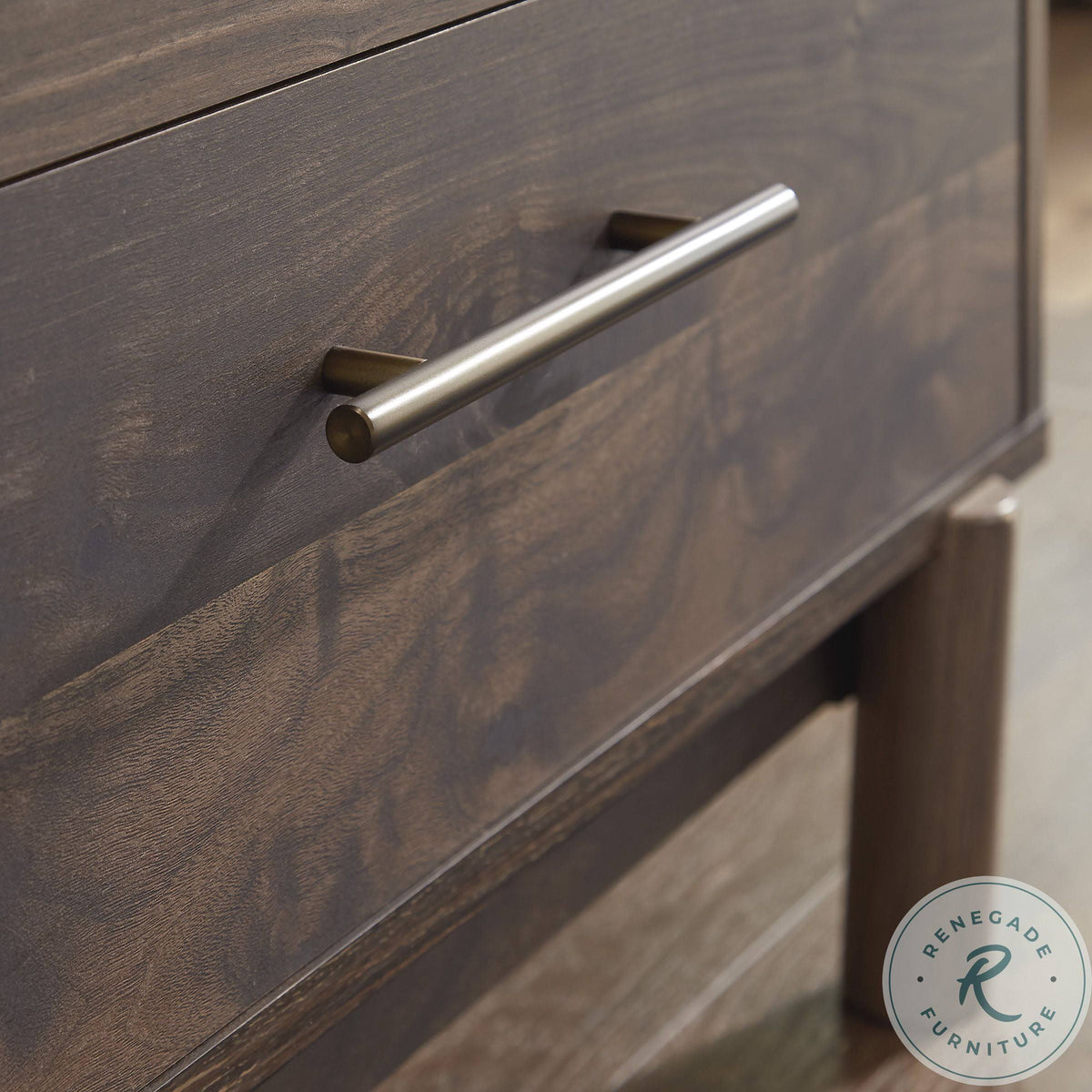 Mocha Four Drawer Chest W9952