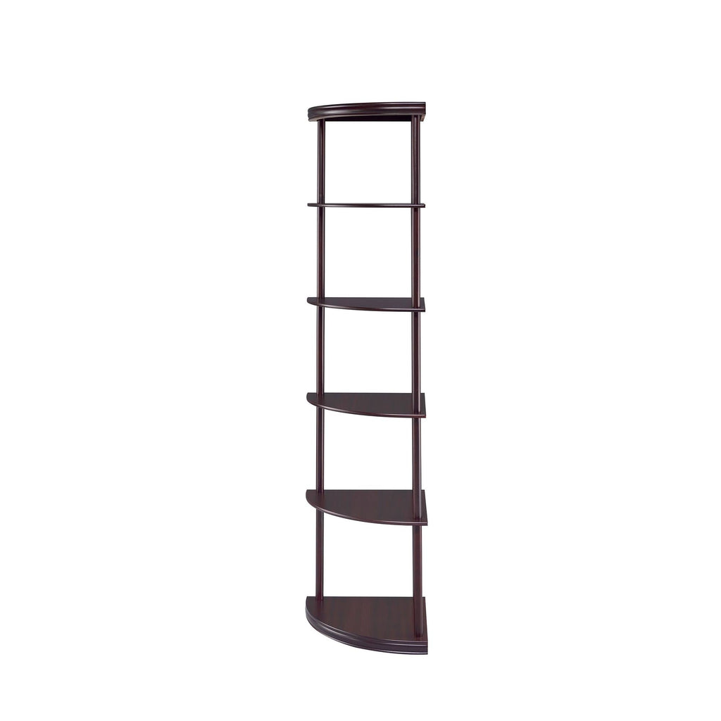 Cappuccino Corner Bookcase L675900