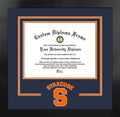 14 x 11 in. Syracuse Orange Diploma Black Frame H31097