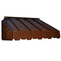 Brown Solid Slope Window/Door Fixed Awning L554