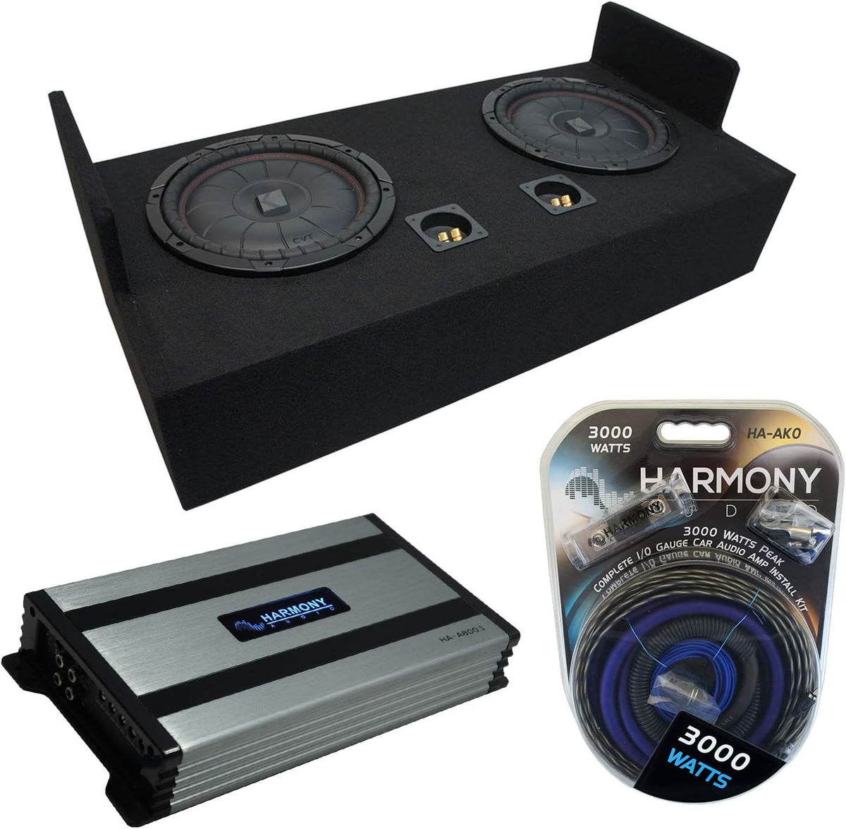 Dual 12 Sub Box Enclosure & Amp C482533