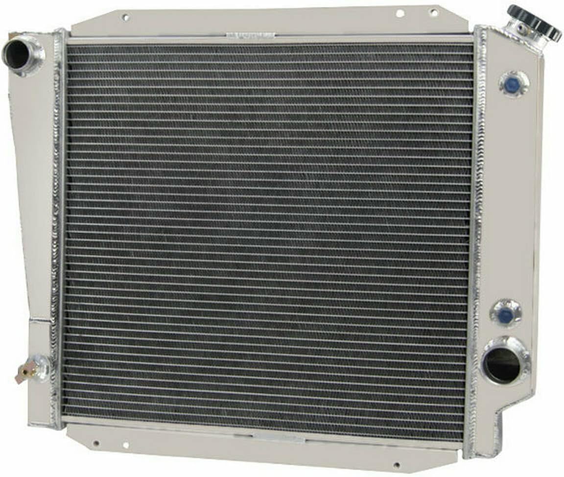 4 Row Aluminum Radiator with Shroud Fan and Relay Y60696