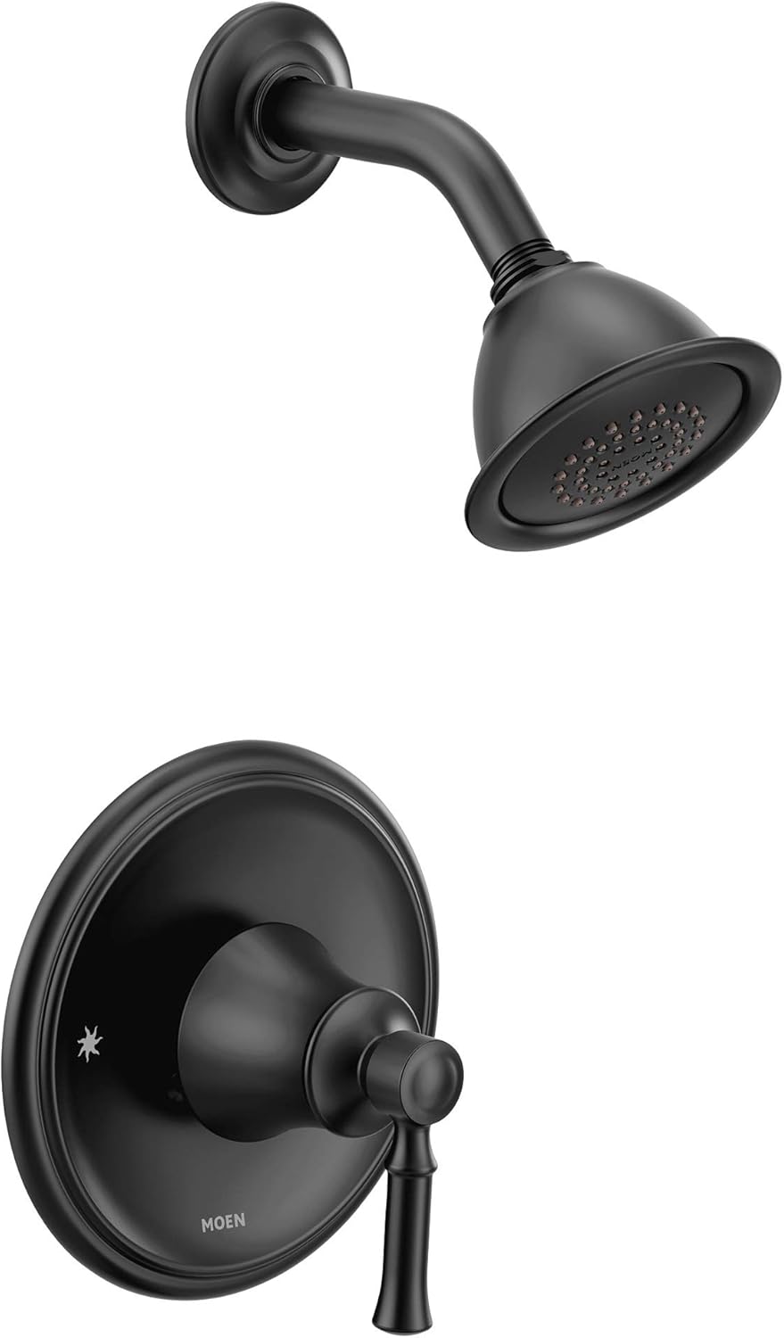 Chrome 1-Handle Shower Trim with Single Function Shower Head, Valve Required, Pack of 2 O83550