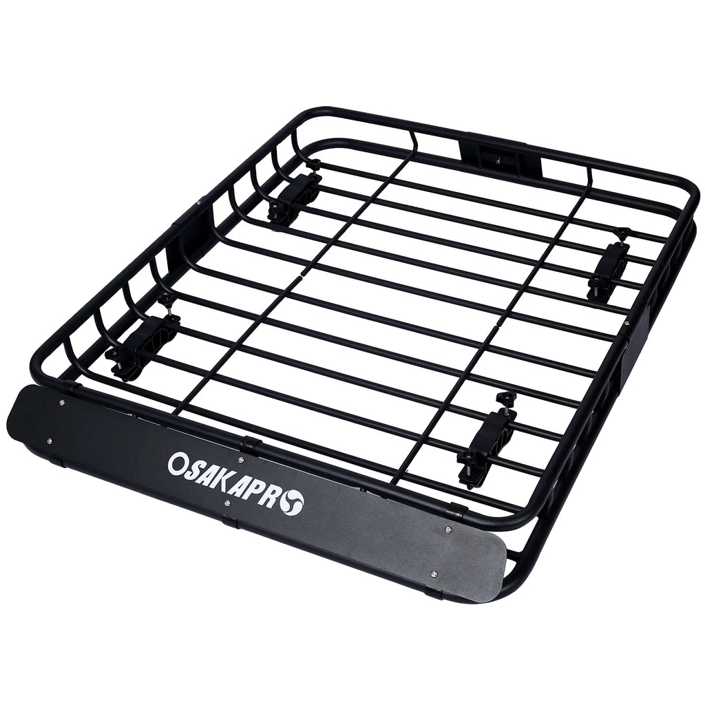 Black Steel Roof Rack Cargo Carrier Basket 42" W31531