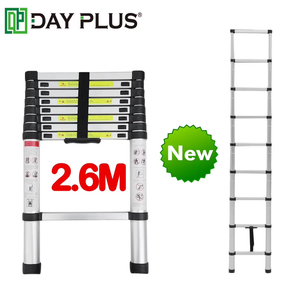 Telescoping Aluminum Extension Ladder 8.5FT X472753