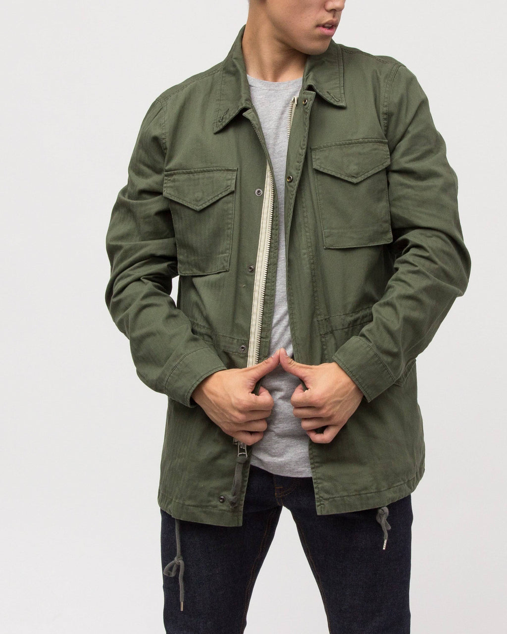 Camo Woodland Field Coat XL Q689
