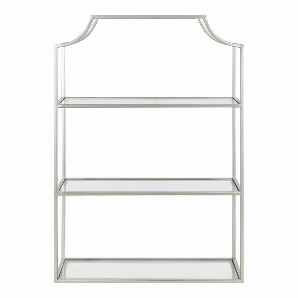 4-Tier Wall Shelf - Silver N80112
