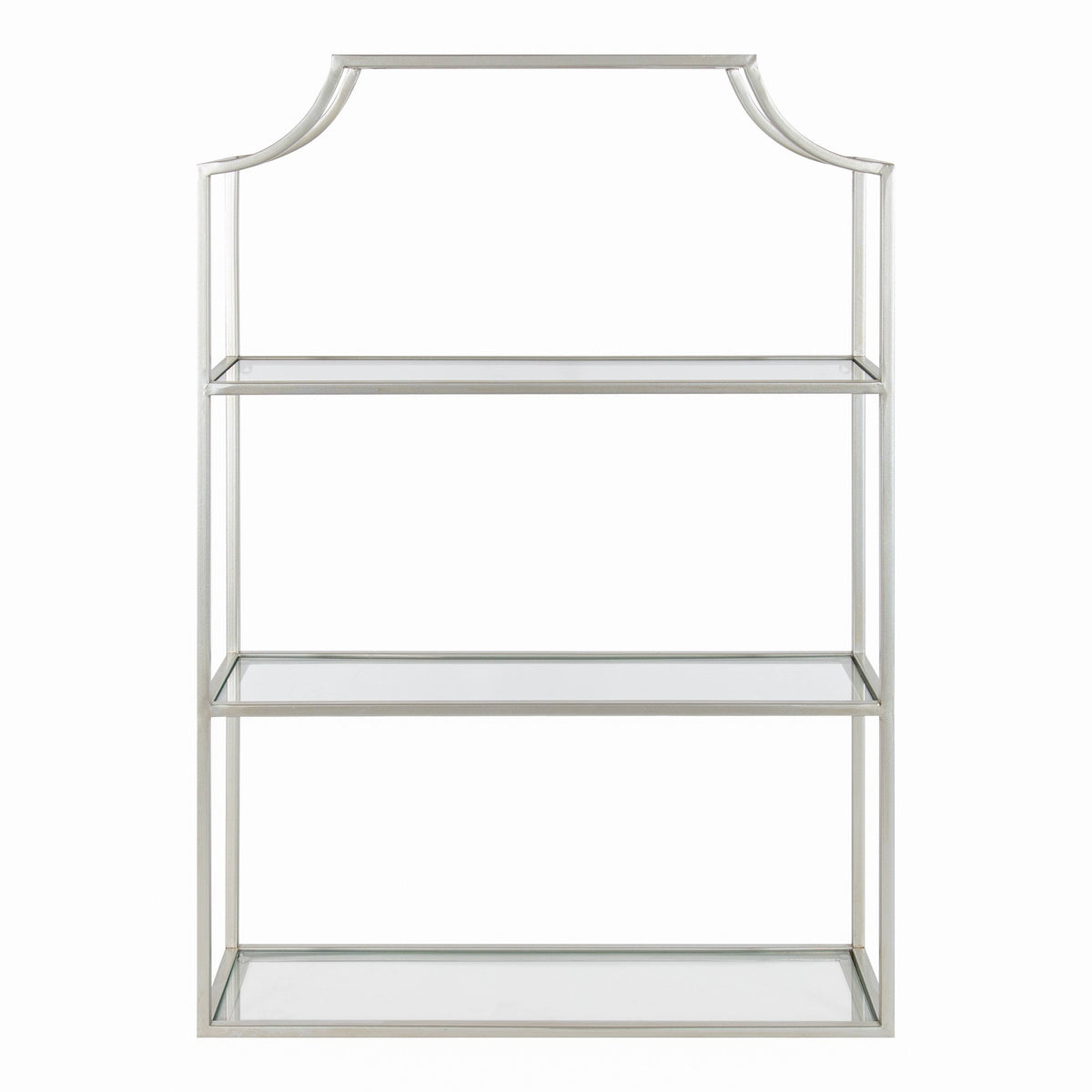 4-Tier Wall Shelf - Silver N80112