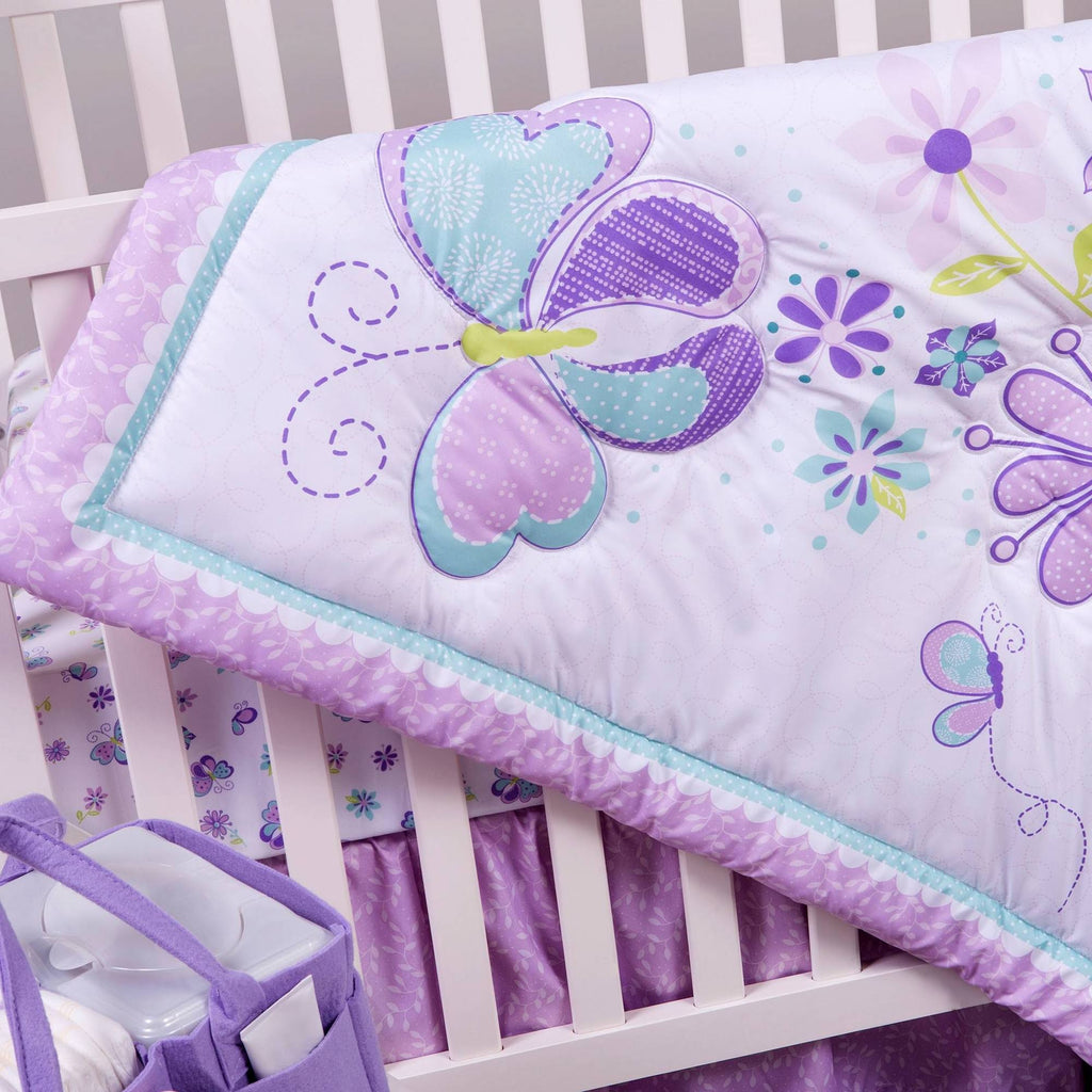 4 Piece Crib Bedding Set Y4245