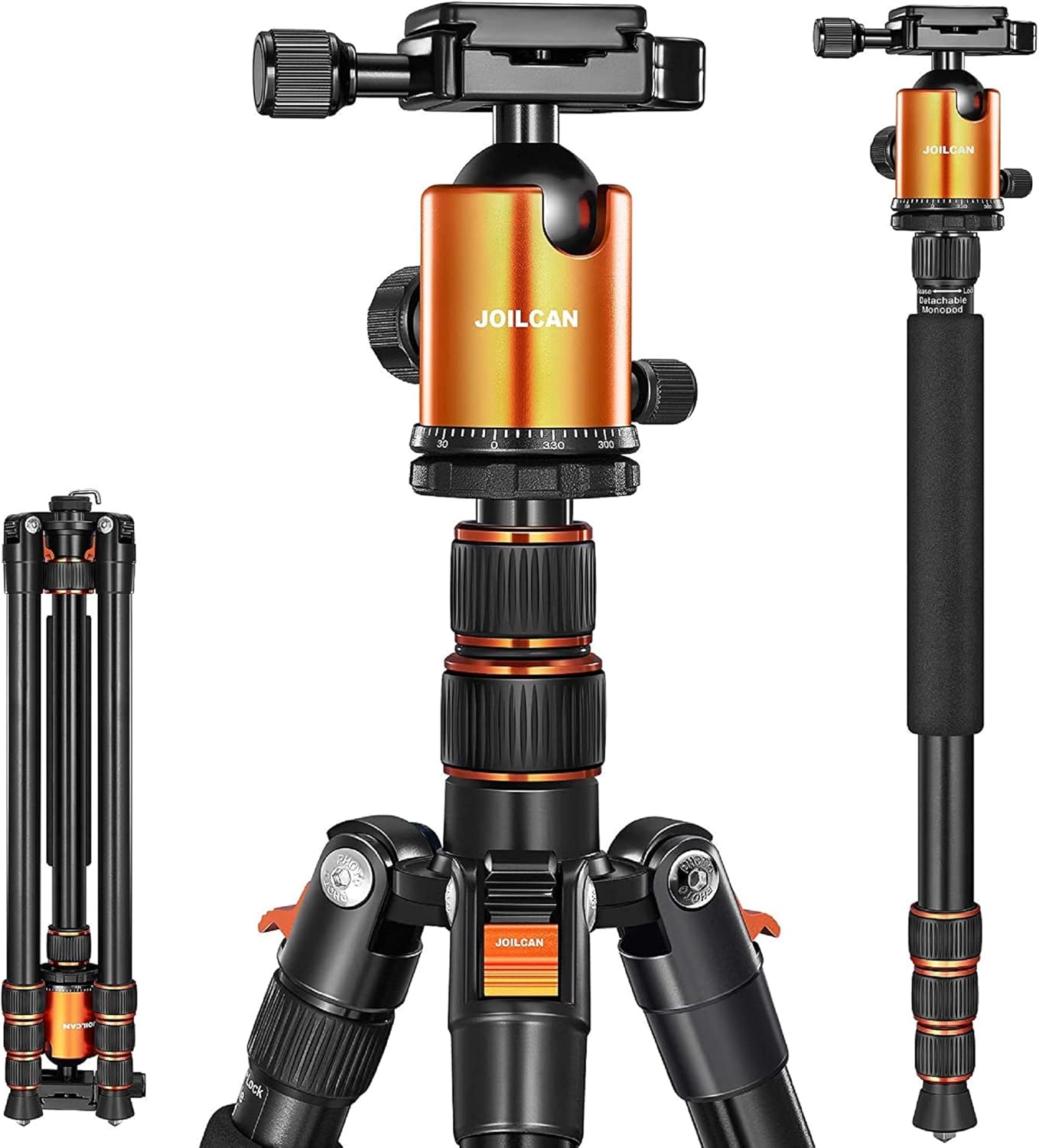 80-inch Aluminum Tripod with 360 Degree Ball Head M834
