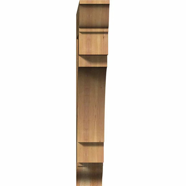 6x22W x 36x22D x 40x22H Rough Sawn Bracket, Western Red Cedar A144065