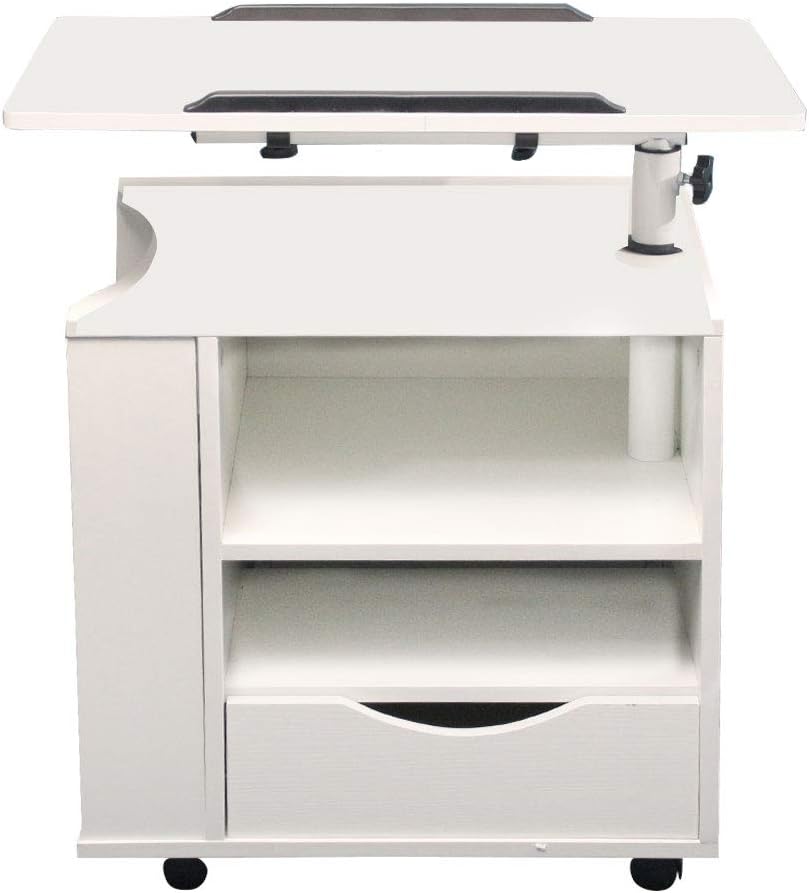 Beige Wooden Nightstand with Drawers I99524